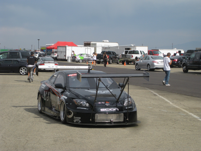 Illustration for article titled Front Wing-Equipped Scion tC Looks Dumb, Sets Record